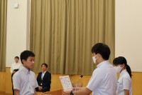 全校集会を行いました。