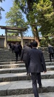 月次祭神宮参拝