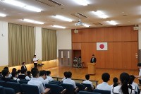 ２学期始業式を行いました。
