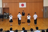 全校集会を行いました。