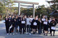 英語で伊勢ガイドツアー（第3学年）を実施しました。