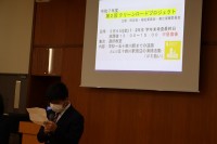 全校朝礼を行いました。