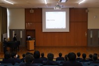 卒業探究チャレンジ発表（代表生徒）をおこないました。